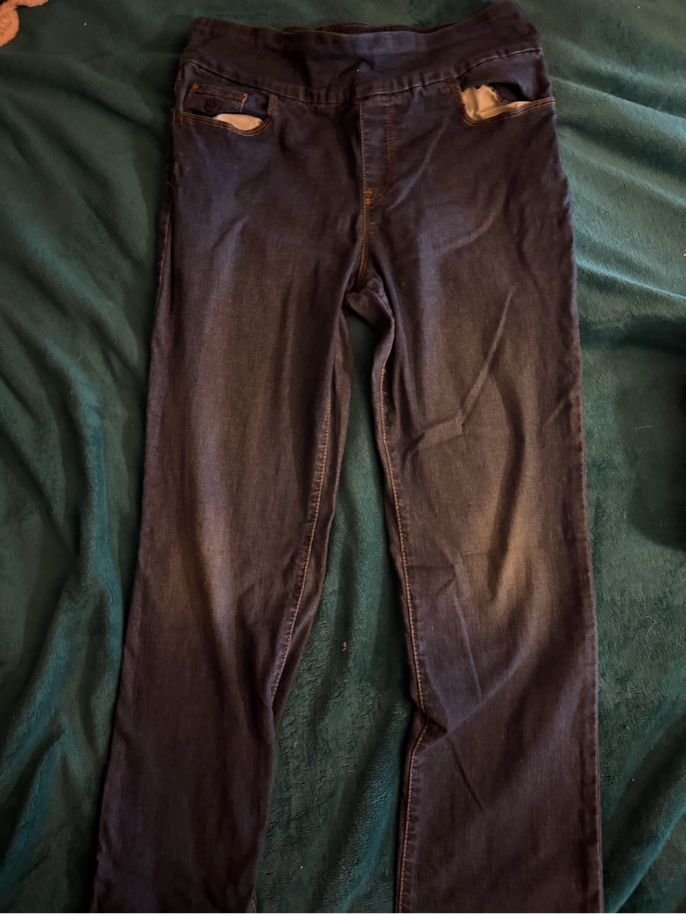 dark blue skinny gloria vanderbilt jeans
